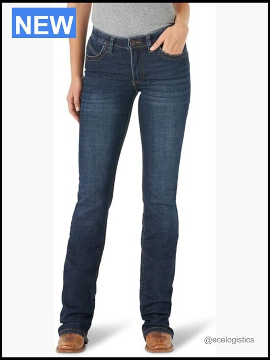Denim - Mid Rise Performance Waist Boot Cut Ultimate Riding Jean